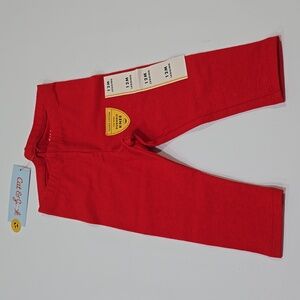 3/$15 Cat & Jack - Girls' 18 Month Red Leggings